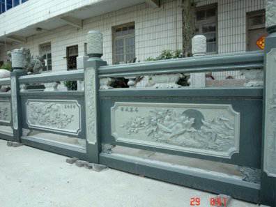 石雕欄桿、石拱橋、石欄桿