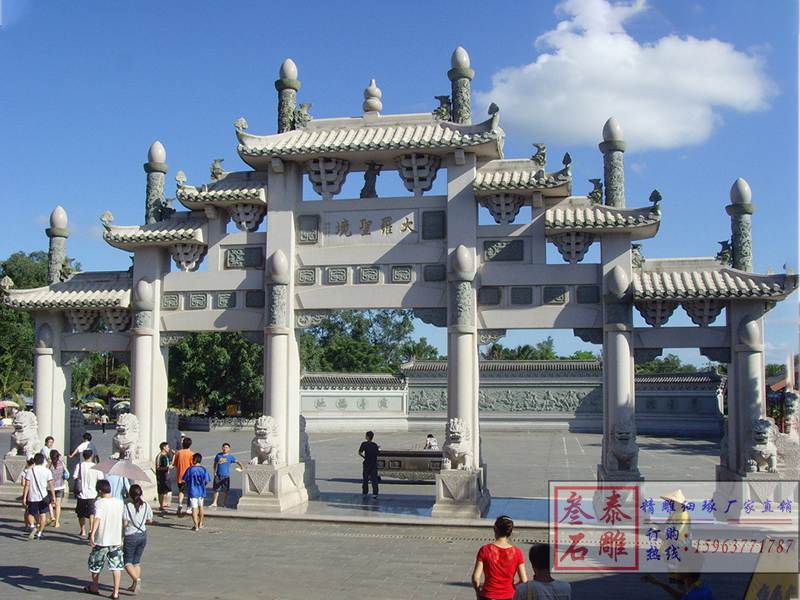 石雕欄桿、石拱橋、石欄桿