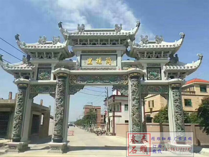石雕欄桿、石拱橋、石欄桿