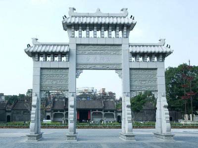 石雕欄桿、石拱橋、石欄桿