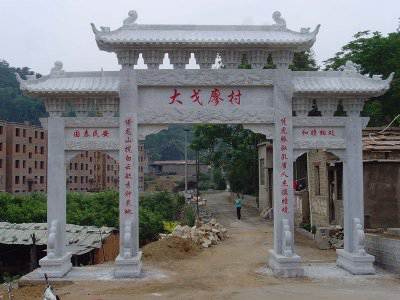 石雕欄桿、石拱橋、石欄桿