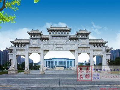 石雕欄桿、石拱橋、石欄桿