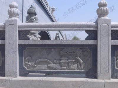 石雕欄桿、石拱橋、石欄桿
