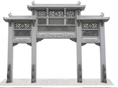 石雕欄桿、石拱橋、石欄桿
