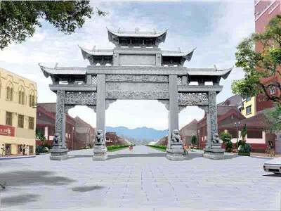 石雕欄桿、石拱橋、石欄桿