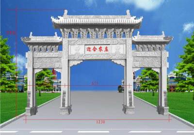 石雕欄桿、石拱橋、石欄桿