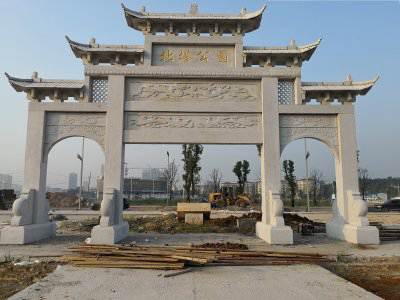 石雕欄桿、石拱橋、石欄桿