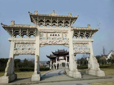 石雕欄桿、石拱橋、石欄桿