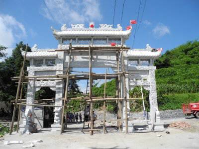 石雕欄桿、石拱橋、石欄桿