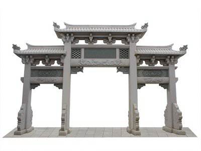 石雕欄桿、石拱橋、石欄桿