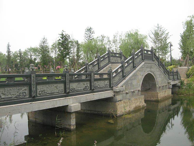 石雕欄桿、石拱橋、石欄桿