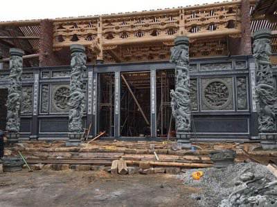石雕欄桿、石拱橋、石欄桿
