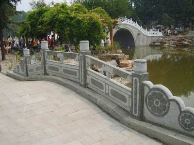 石雕欄桿、石拱橋、石欄桿