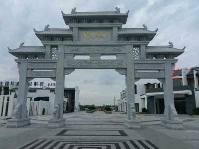 石雕欄桿、石拱橋、石欄桿